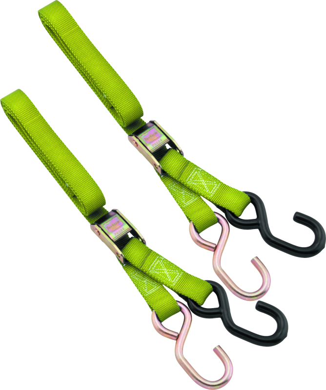 BikeMaster 1in Tiedown - Green BikeMaster Cargo Tie-Downs  AXOPROS