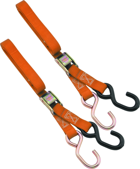 BikeMaster 1in Tiedown - Orange BikeMaster Cargo Tie-Downs  AXOPROS