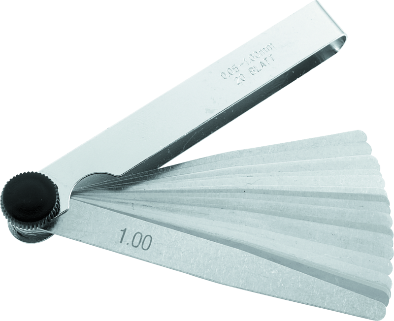 BikeMaster 20-Blade Metric Feeler Gauge Set (Pack of 3) BikeMaster Tools  AXOPROS
