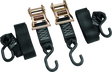 BikeMaster 2x84in Ratchet Tiedown Pair - Black BikeMaster Cargo Tie-Downs  AXOPROS