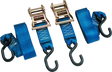 BikeMaster 2x84in Ratchet Tiedown Pair - Blue BikeMaster Cargo Tie-Downs  AXOPROS