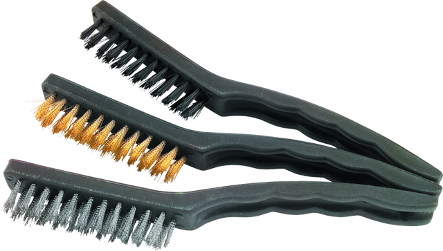 BikeMaster 3-pc Nylon/Wire Brush Set BikeMaster Tools  AXOPROS