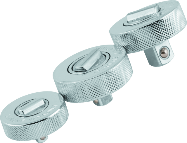 BikeMaster 3-pc Palm Rachet Set - 1/4in Drive / 3/8in Drive / 1/2in Drives BikeMaster Tools  AXOPROS