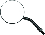 BikeMaster 3in Adjustable Round Mirror 10mm - Each - Black BikeMaster Side Mirrors  AXOPROS