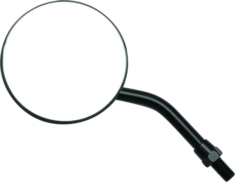 BikeMaster 3in Adjustable Round Mirror 10mm - Each - Black BikeMaster Side Mirrors  AXOPROS