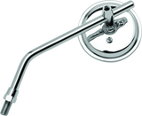 BikeMaster 3in Adjustable Round Mirror 10mm - Each - Chrome BikeMaster Side Mirrors  AXOPROS