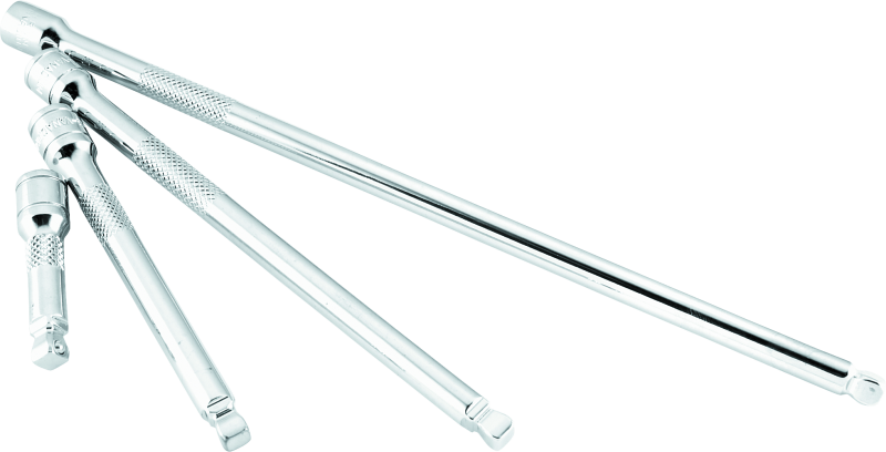 BikeMaster 4-pc 1/4in Wobble Extension Bar Set BikeMaster Tools  AXOPROS