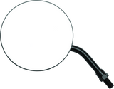 BikeMaster 4in Adjustable Round Mirror 10mm - Each - Black BikeMaster Side Mirrors  AXOPROS