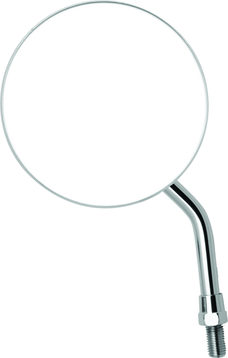 BikeMaster 4in Adjustable Round Mirror 10mm - Each - Chrome BikeMaster Side Mirrors  AXOPROS