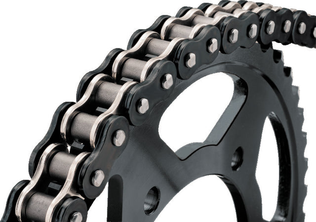 BikeMaster 530x150 BMOR O-Ring Chain - Black/Chrome BikeMaster Chains  AXOPROS