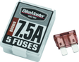 BikeMaster 5Piece 7.5A Replacement Fuse BikeMaster Light Accessories and Wiring  AXOPROS