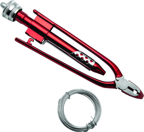 BikeMaster 6-1/2in Safety Wire Pliers w/ Wire BikeMaster Tools  AXOPROS