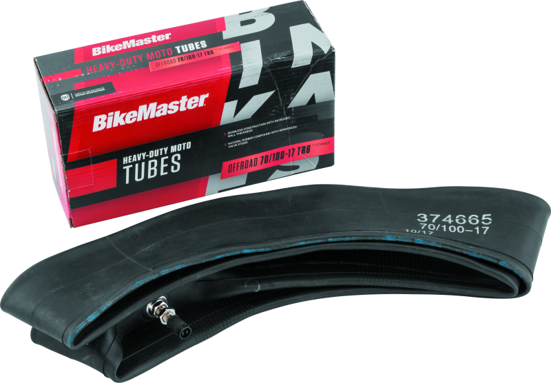 BikeMaster 70/100-17 TR6 Tube Heavy Duty BikeMaster Tire Tubes  AXOPROS