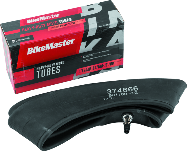 BikeMaster 80/100-12 TR6 Tube Heavy Duty BikeMaster Tire Tubes  AXOPROS