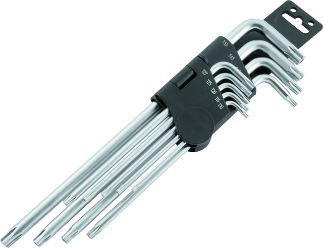 BikeMaster 9-pc Ball End Long Wrench Set - Torx BikeMaster Tools  AXOPROS