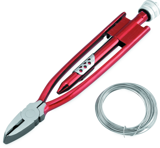 BikeMaster 9in Safety Wire Pliers w/ Wire BikeMaster Tools  AXOPROS