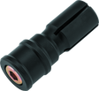 BikeMaster Adapter for 1in Barend Mirror - Black BikeMaster Side Mirrors  AXOPROS