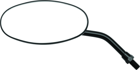 BikeMaster Adjustable Oval Mirror 10mm - Each - Black BikeMaster Side Mirrors  AXOPROS