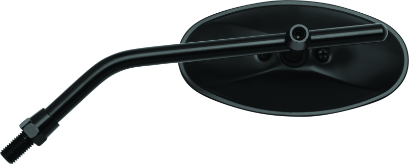 BikeMaster Adjustable Oval Mirror 10mm - Each - Black BikeMaster Side Mirrors  AXOPROS