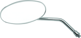 BikeMaster Adjustable Oval Mirror 10mm - Each -Chrome BikeMaster Side Mirrors  AXOPROS