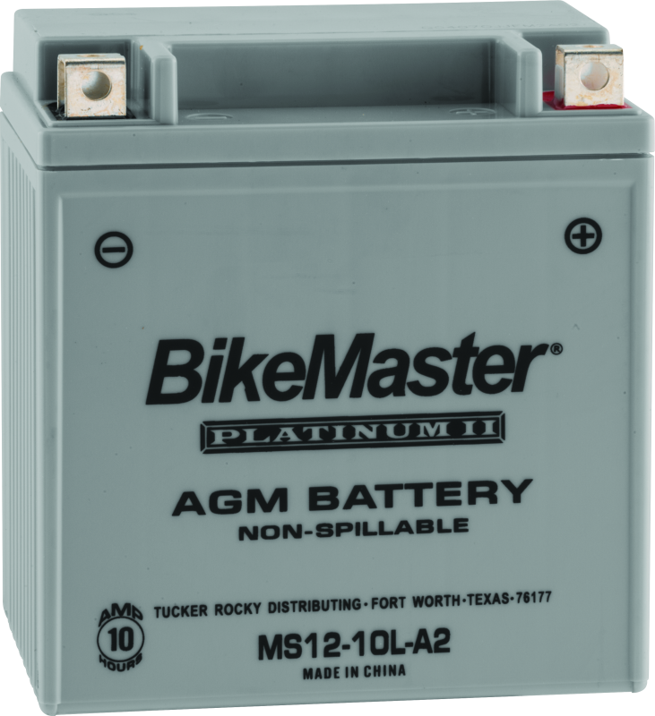 BikeMaster AGM Battery - MS12-10L-A2 BikeMaster Batteries  AXOPROS