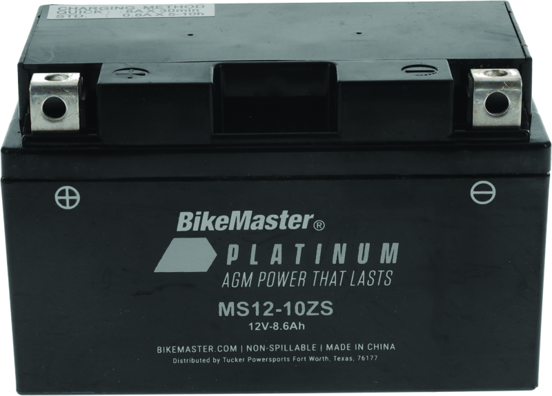 BikeMaster AGM Battery - MS12-10ZS BikeMaster Batteries  AXOPROS