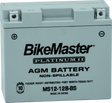 BikeMaster AGM Battery - MS12-12B-BS BikeMaster Batteries  AXOPROS