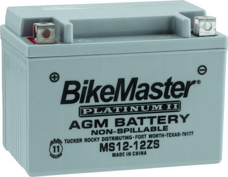 BikeMaster AGM Battery - MS12-12ZS BikeMaster Batteries  AXOPROS