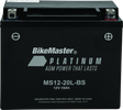 BikeMaster AGM Battery - MS12-20L-BS BikeMaster Batteries  AXOPROS