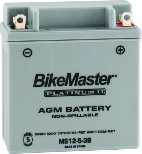 BikeMaster AGM Battery - MS12-5-3B BikeMaster Batteries  AXOPROS