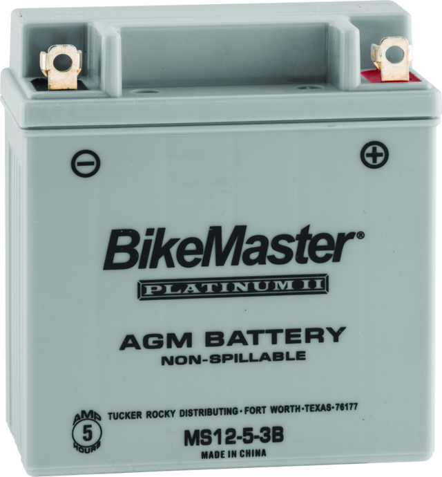 BikeMaster AGM Battery - MS12-5-3B BikeMaster Batteries  AXOPROS