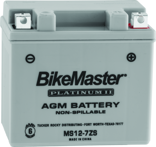 BikeMaster AGM Battery - MS12-7ZS BikeMaster Batteries  AXOPROS