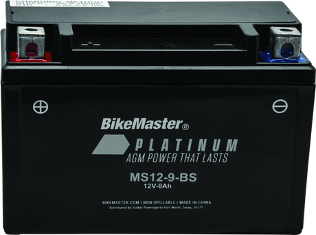 BikeMaster AGM Battery - MS12-9-BS BikeMaster Batteries  AXOPROS