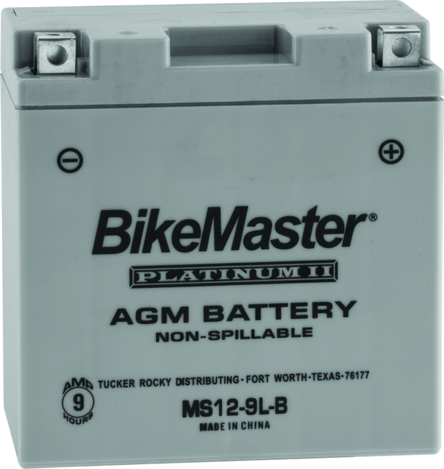 BikeMaster AGM Battery - MS12-9L-B BikeMaster Batteries  AXOPROS