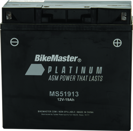 BikeMaster AGM Battery - MS51913 BikeMaster Batteries  AXOPROS