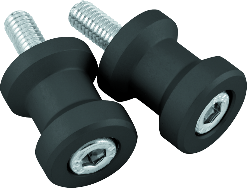 BikeMaster Alum Spool Kit H/D - 8mm - Black BikeMaster Frame Sliders  AXOPROS