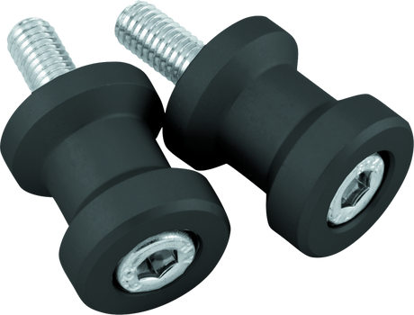 BikeMaster Alum Spool Kit H/D - 8mm - Black BikeMaster Frame Sliders  AXOPROS