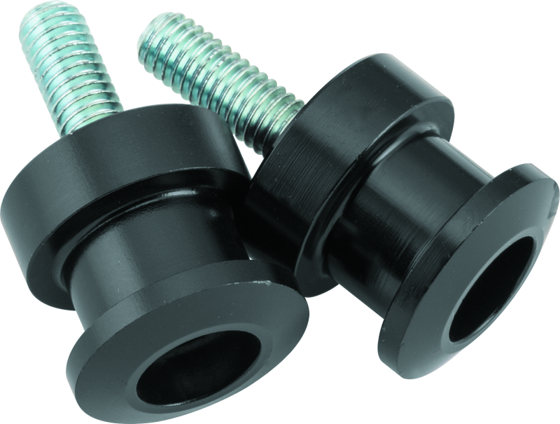 BikeMaster Alum Spool Kit Lite - 6mm - Black BikeMaster Frame Sliders  AXOPROS