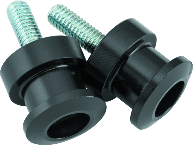 BikeMaster Alum Spool Kit Lite - 6mm - Black BikeMaster Frame Sliders  AXOPROS