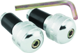 BikeMaster Anti Vibration Bar Ends - Silver BikeMaster Handlebars  AXOPROS