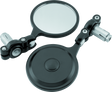 BikeMaster Barend Mirror Folding 7/18in Handlebars - Pair - Black BikeMaster Side Mirrors  AXOPROS
