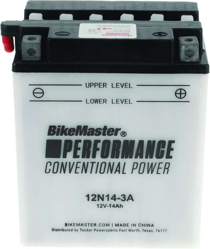 BikeMaster Battery - 12N14-3A BikeMaster Batteries  AXOPROS