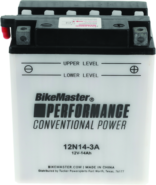 BikeMaster Battery - 12N14-3A BikeMaster Batteries  AXOPROS