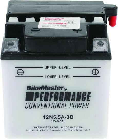 BikeMaster 12N5.5A-3B Battery BikeMaster Batteries  AXOPROS