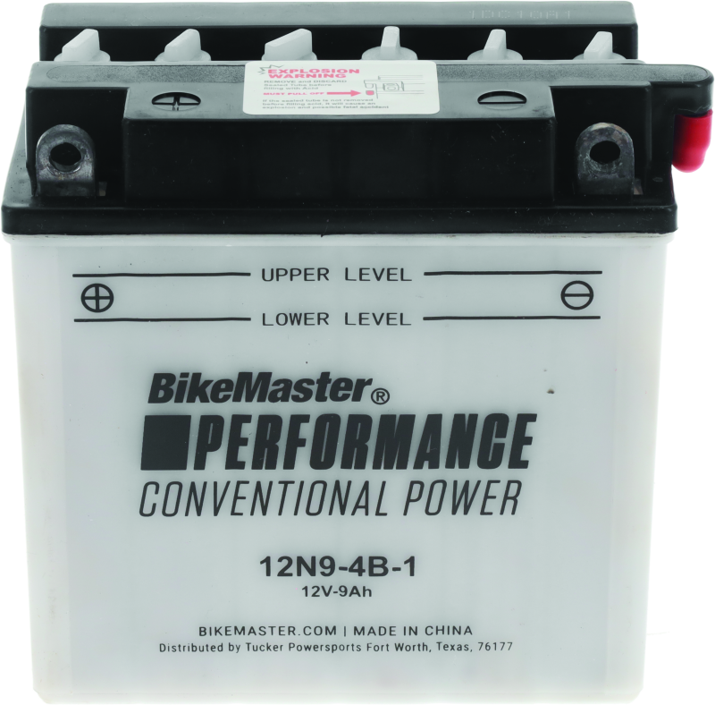 BikeMaster Battery - 12N9-4B-1 BikeMaster Batteries  AXOPROS