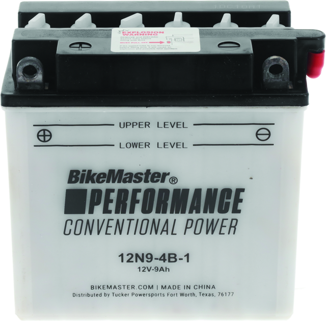 BikeMaster Battery - 12N9-4B-1 BikeMaster Batteries  AXOPROS