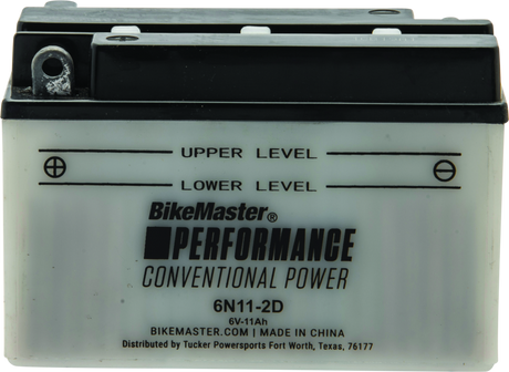 BikeMaster Battery - 6N11-2D BikeMaster Batteries  AXOPROS