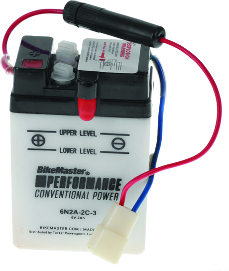 BikeMaster Battery - 6N2A-2C-3 BikeMaster Batteries  AXOPROS