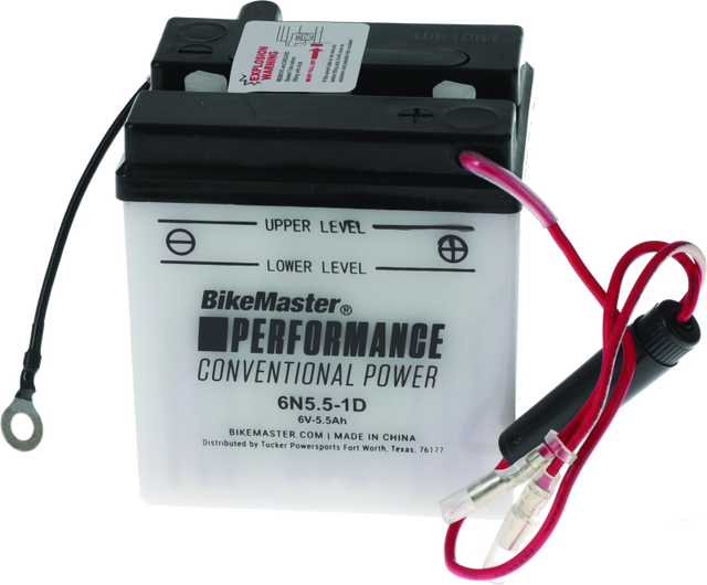 BikeMaster 6N5.5-1D Battery BikeMaster Batteries  AXOPROS