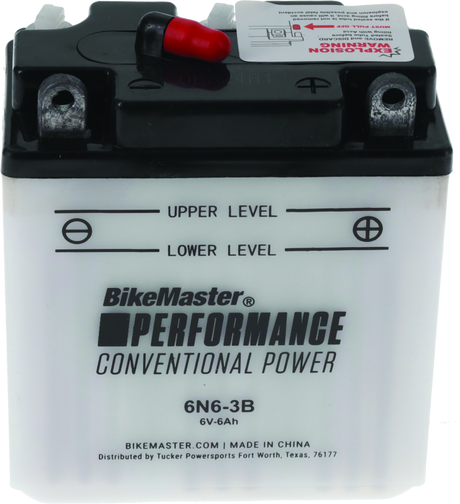 BikeMaster Battery - 6N6-3B BikeMaster Batteries  AXOPROS